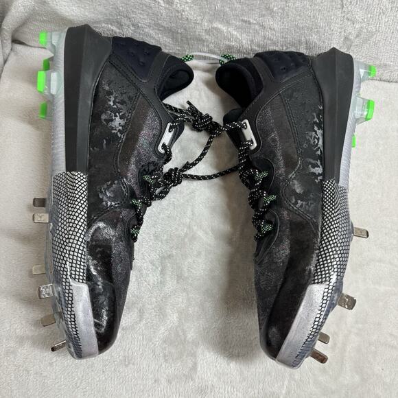Under Armour Baseball Cleats Mens 13 Black Harper 8 ST Metal Hybrid 3026588-001 - Picture 6 of 9